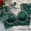 Tew Heavy Pure Vichitra Silk Fancy Blouses Wholesale Suppliers In Mumbai